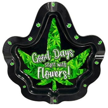 Good Day Flower Leaf Ashtray