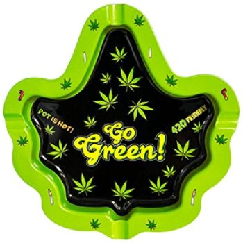 Go Green Leaf Ashtray