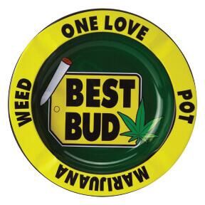 Best Buds Green Ashtray