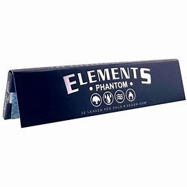 Elements Phantom King Size Slim Rolling Papers