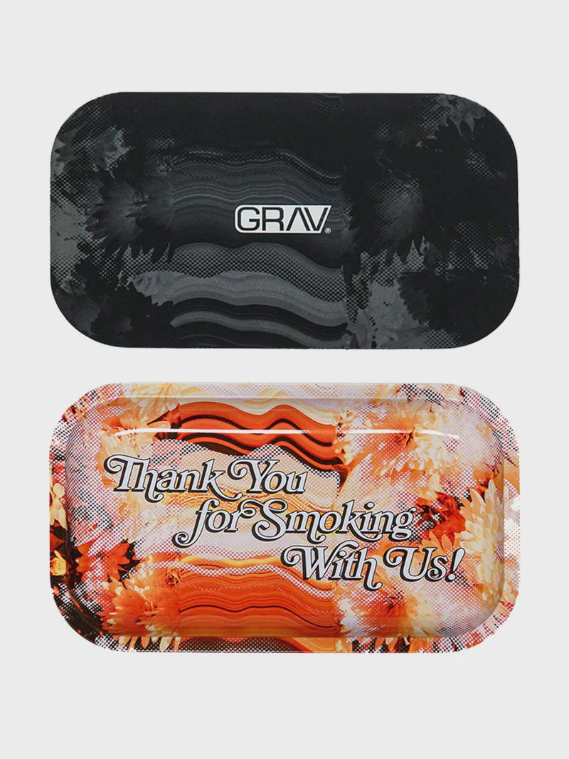 GRAV® Metal Rolling Tray w/ Magnetic Lid