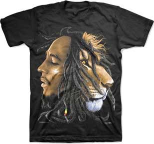 Bob Marley Profiles Mens T-Shirt