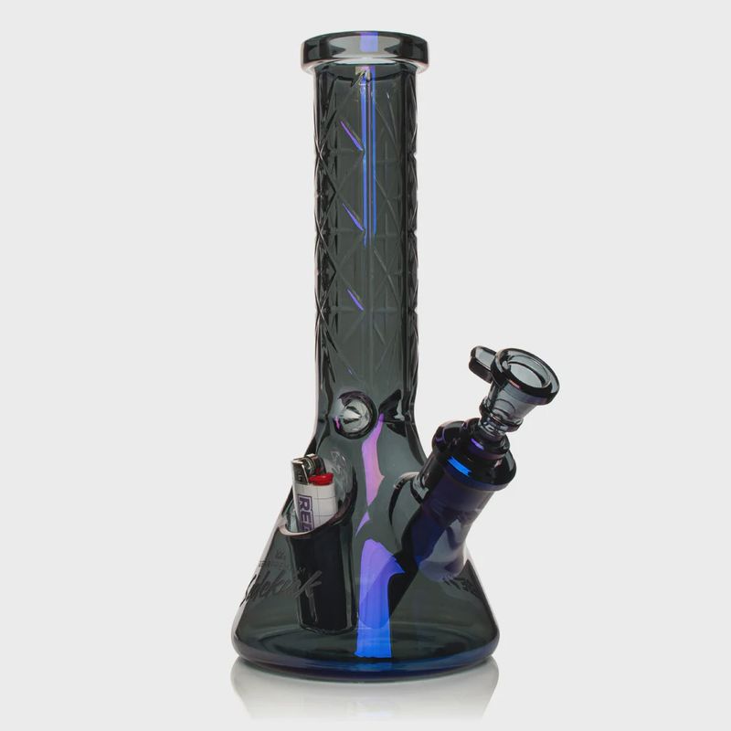 GEAR Premium® x Red Eye Tek® 12" 7mm Thick Terminator Sidekick Water Pipe