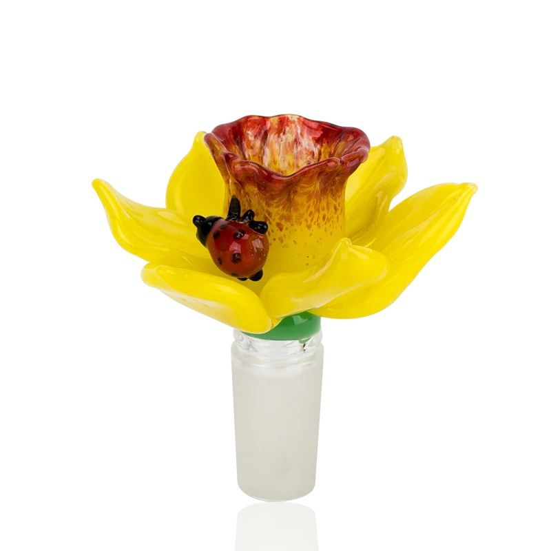 Daffodil 14mm Bowl Piece By Empire Glassworks