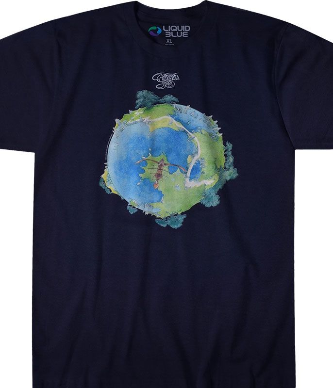 YES Fragile Navy T-Shirt, Size: 2X-Large