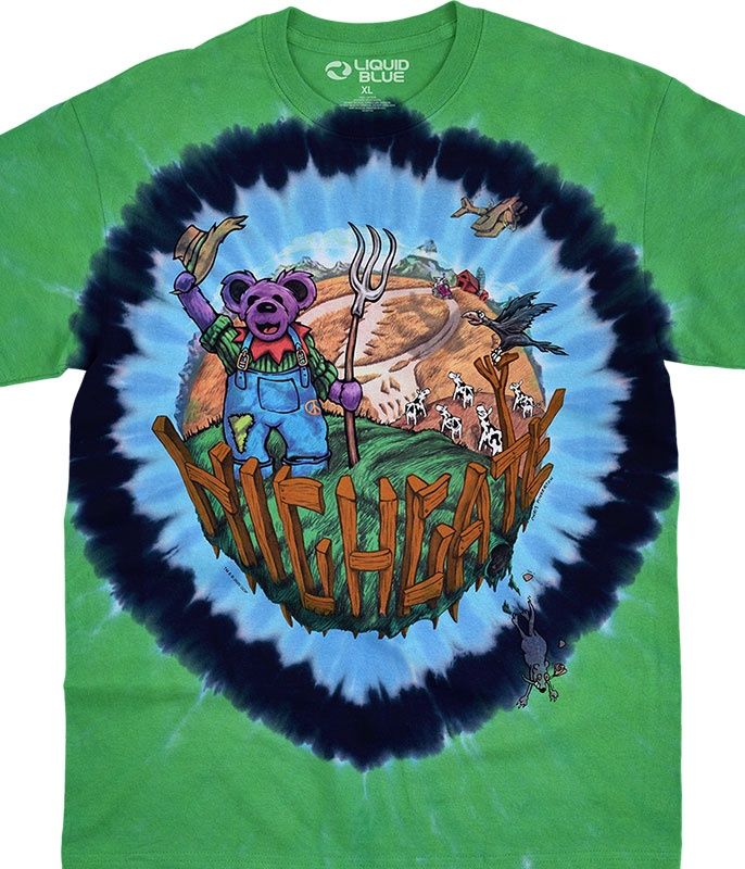 Grateful Dead Highgate Tie-Dye T-Shirt, Size: 2X-Large