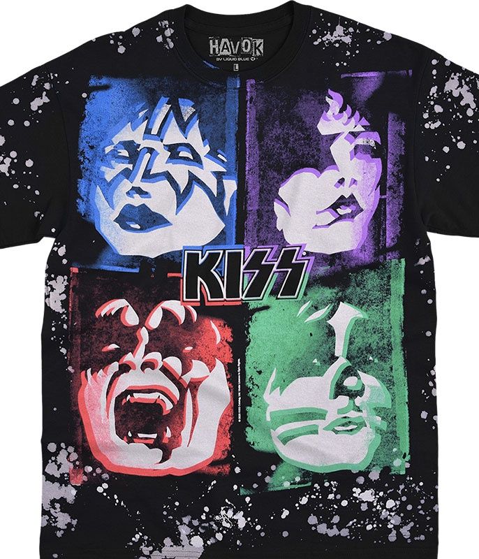 KISS Love Gun Havok Black T-Shirt, Size: 2X-Large