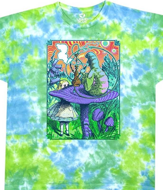 Wonderland Tie-Dye T-Shirt, Size: 2X-Large