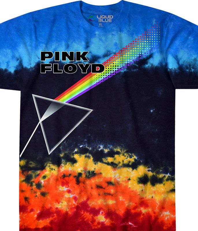 Pink Floyd Us And Them Tie-Dye T-Shirt, Size: 2X-Large