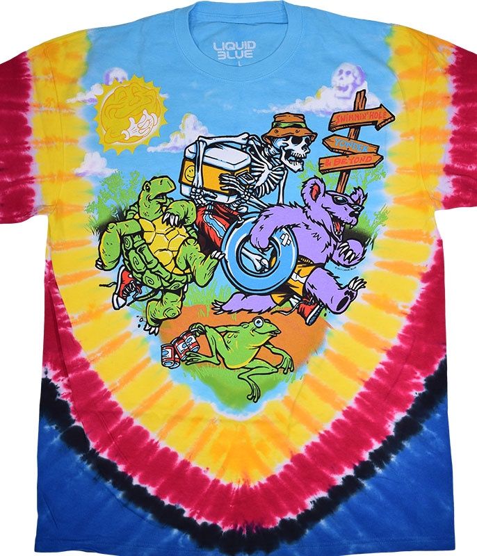 Tubin' Tie-Dye T-Shirt, Size: 2X-Large