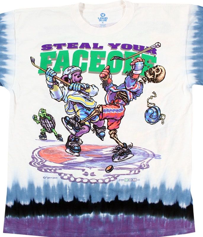 Grateful Dead Steal Your Faceoff Tie-Dye T-Shirt, Size: 2X-Large