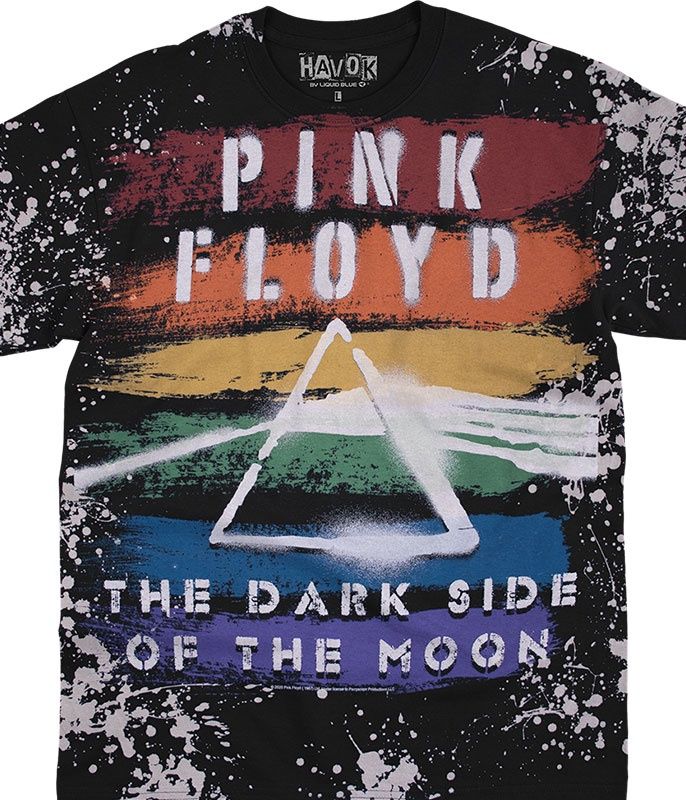 Pink Floyd Spectrum Havok Black T-Shirt, Size: 2X-Large