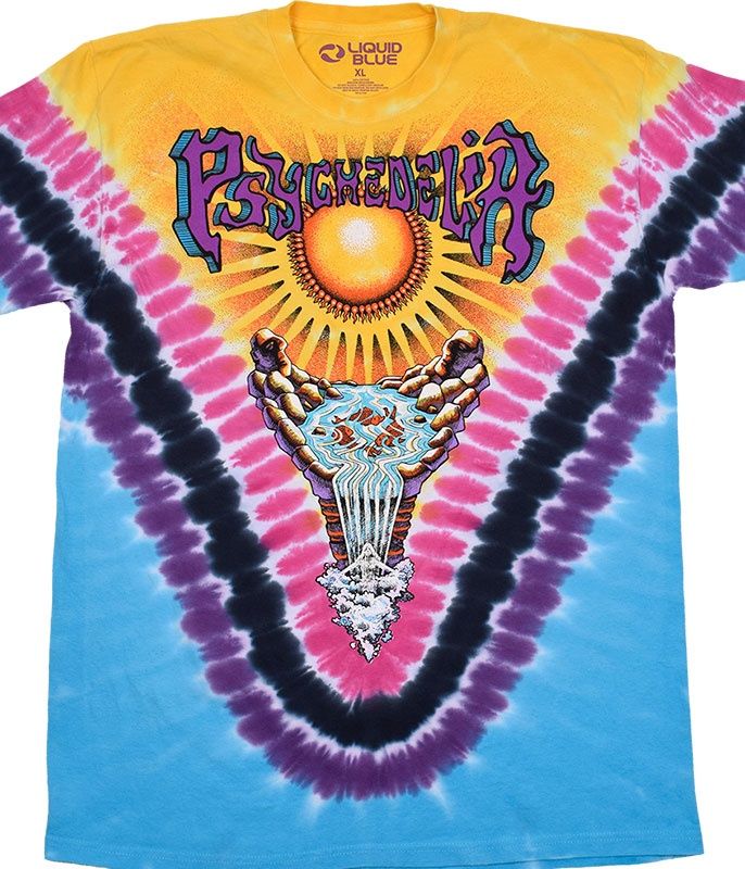 Psychedelia Tie-Dye T-Shirt, Size: 2X-Large