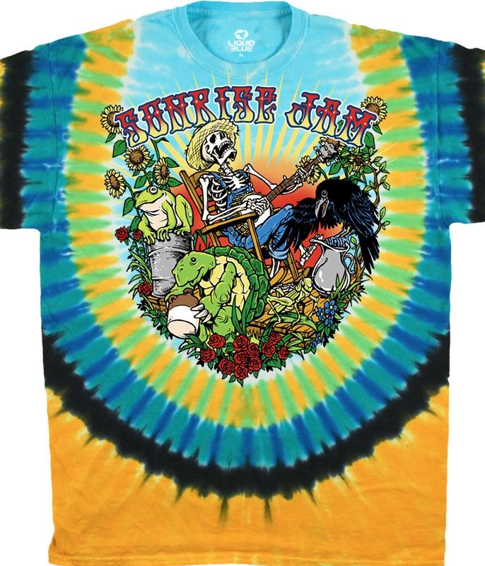 Sunrise Jam Tie-Dye T-shirt, Size: 2X-Large
