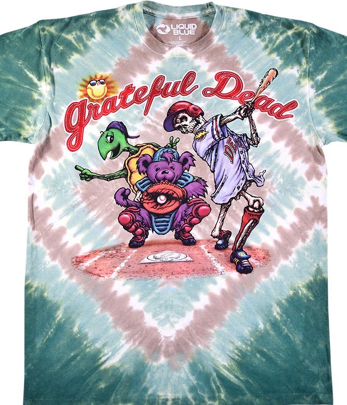 Grateful Dead Spring Training Tie-Dye T-Shirt, Size: 2X-Large