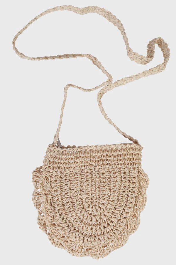 Mini Beach Straw Bag By India Boutique #B826