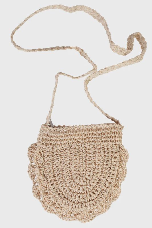 Mini Beach Straw Bag By India Boutique #B826