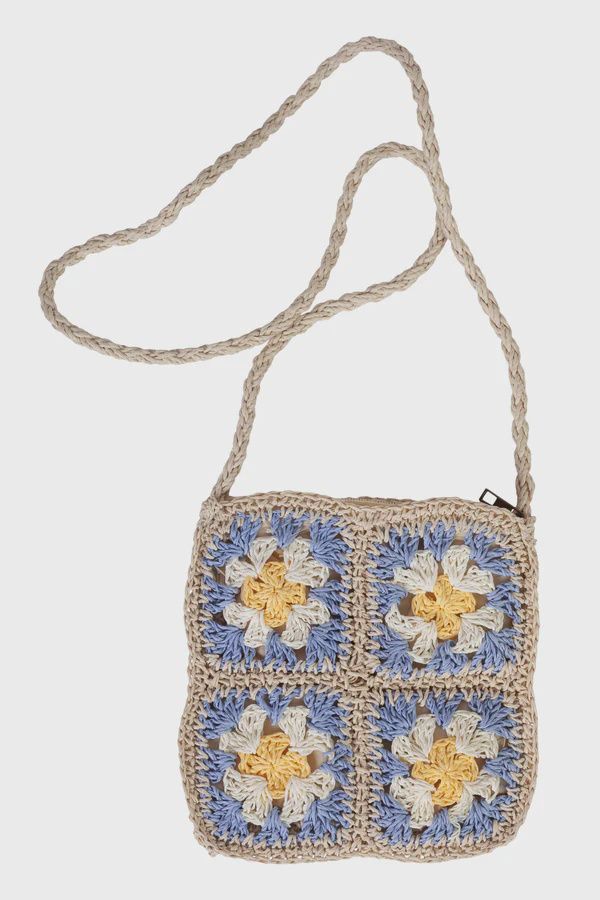 Mini Beach Straw Bag By India Boutique #B827