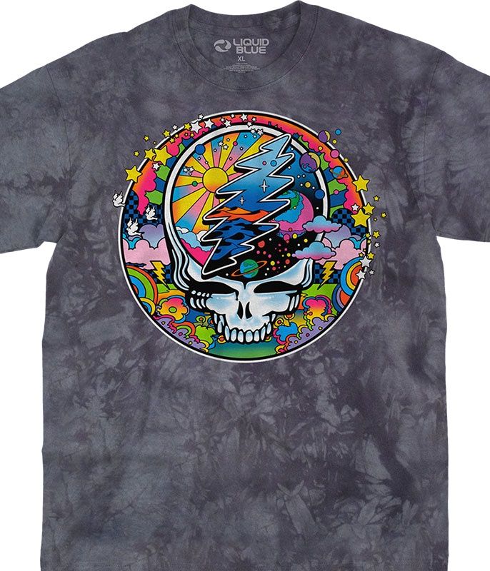 Grateful Dead Mod Max SYF Tie-Dye T-Shirt, Size: Small