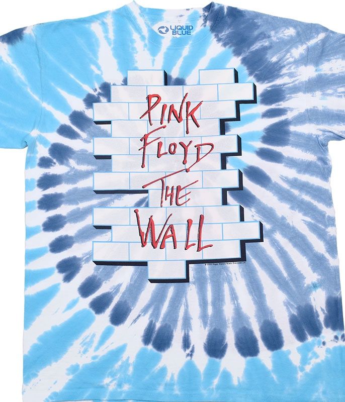 Pink Floyd The Wall Tie-Dye T-Shirt, Size: Small