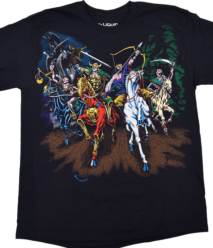 Four Horsemen Black T-Shirt, Size: Medium