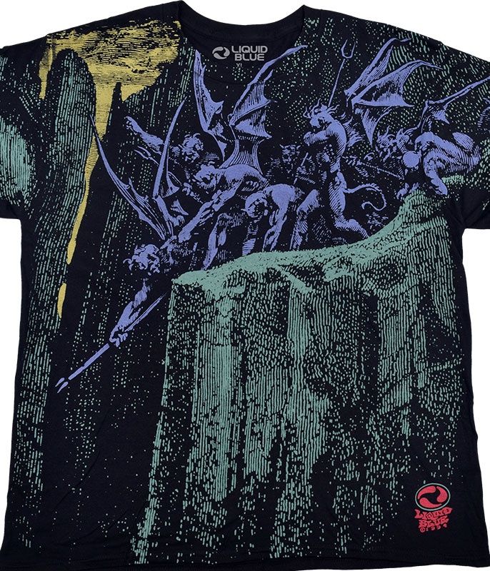 Dore Demons Black T-Shirt, Size: Large