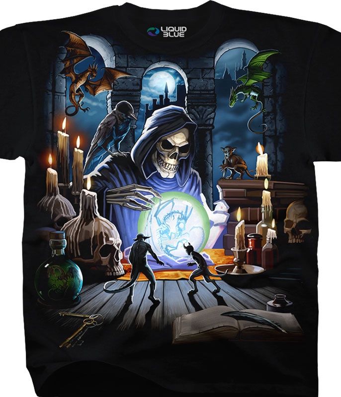 Reaper Spell Black T-Shirt, Size: Medium