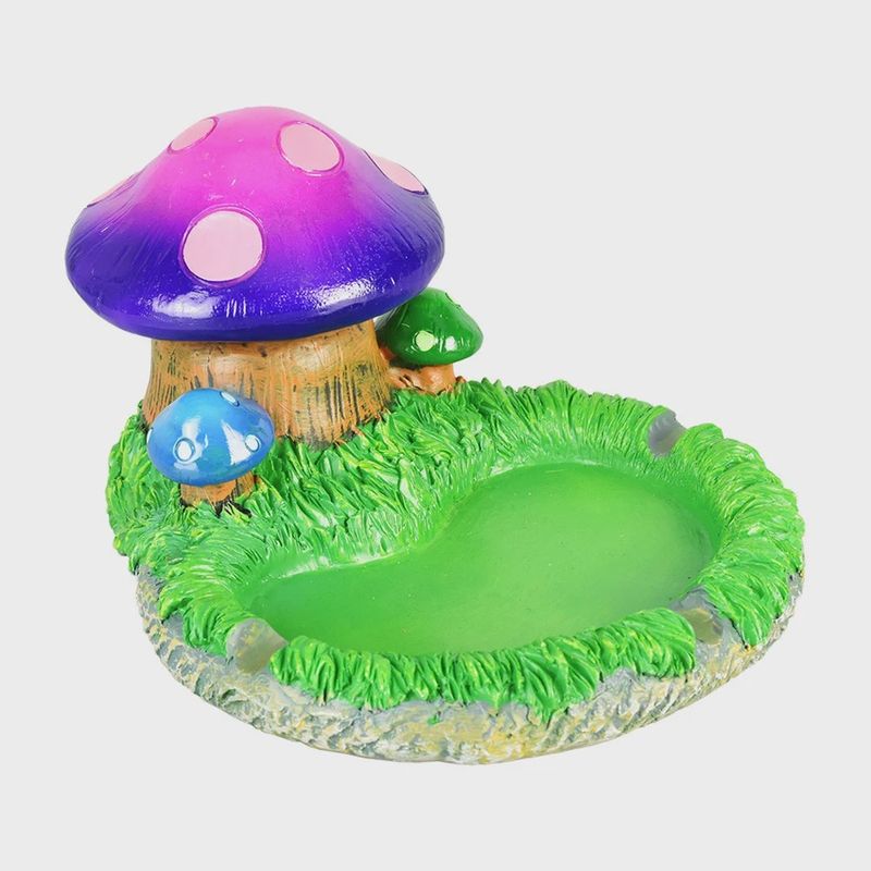 Mushroom 4" Polyresin Stashtray