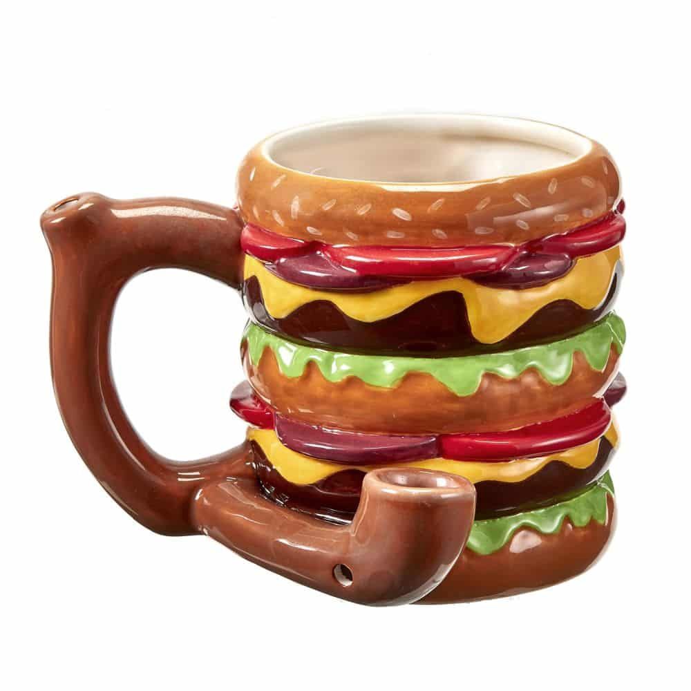 Roast &amp; Toast Cheeseburger Mug Pipe, Attribute: Cheeseburger