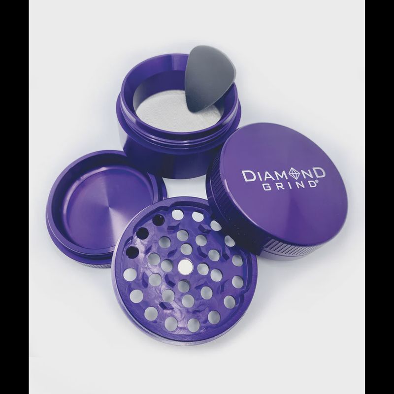 Diamond Grind 50mm 4 Piece Herb Grinder