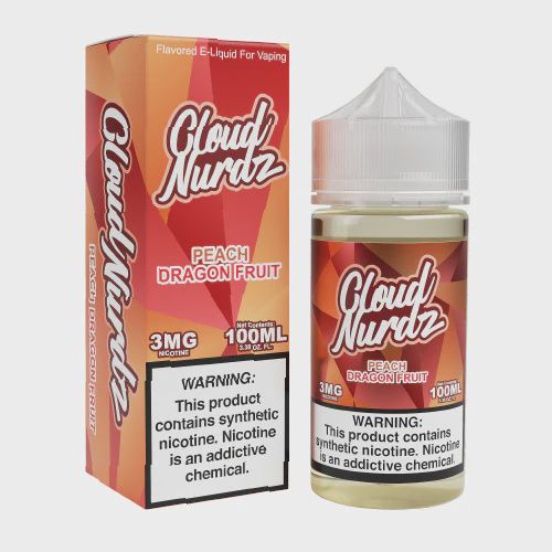 Cloud Nurdz 100mL Peach Dragon Fruit