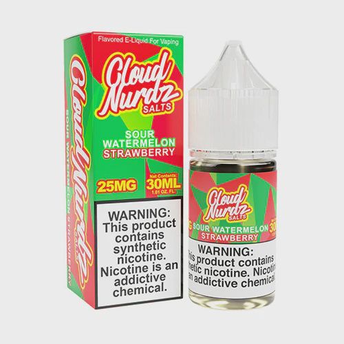 Cloud Nurdz Salt 30mL Sour Watermelon Strawberry