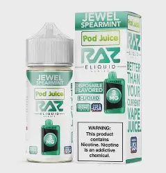 RAZ x Pod Juice E-Liquid 100mL Jewel Spearmint