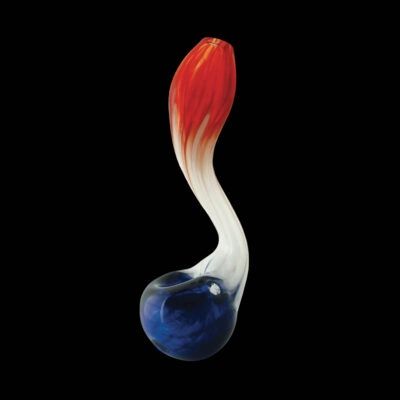 Dancer Series Sherlock Glass Pipe By Chameleon Glass, Color: Blue