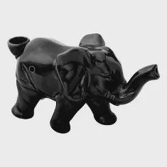 Roast &amp; Toast Elephant Pipe, Color: Black