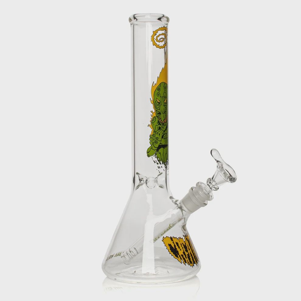 Creature GEAR Premium®  12" Goblin Beaker Base Water Pipe, Color: Clear