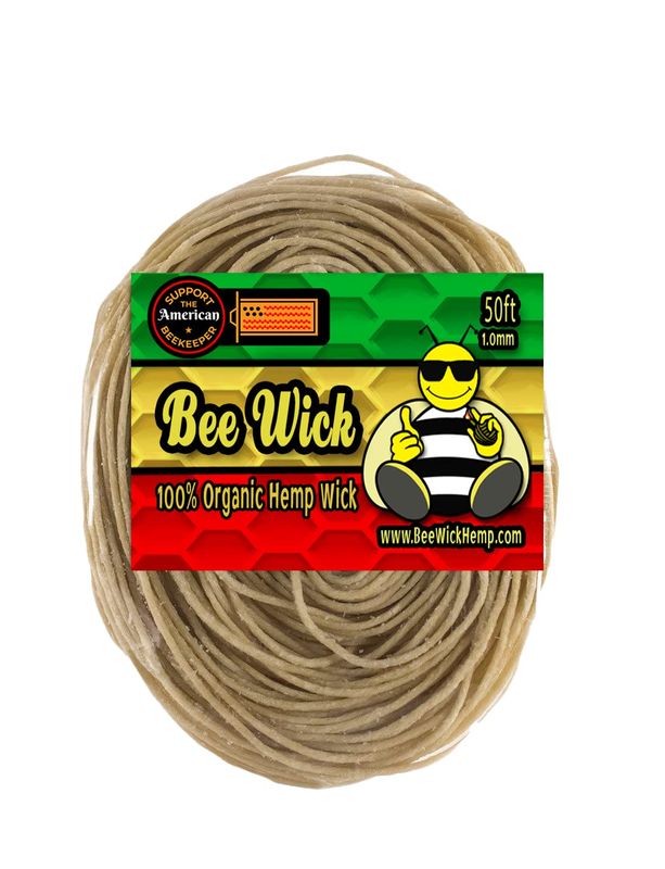 Bee Wick 50ft Hemp Wick