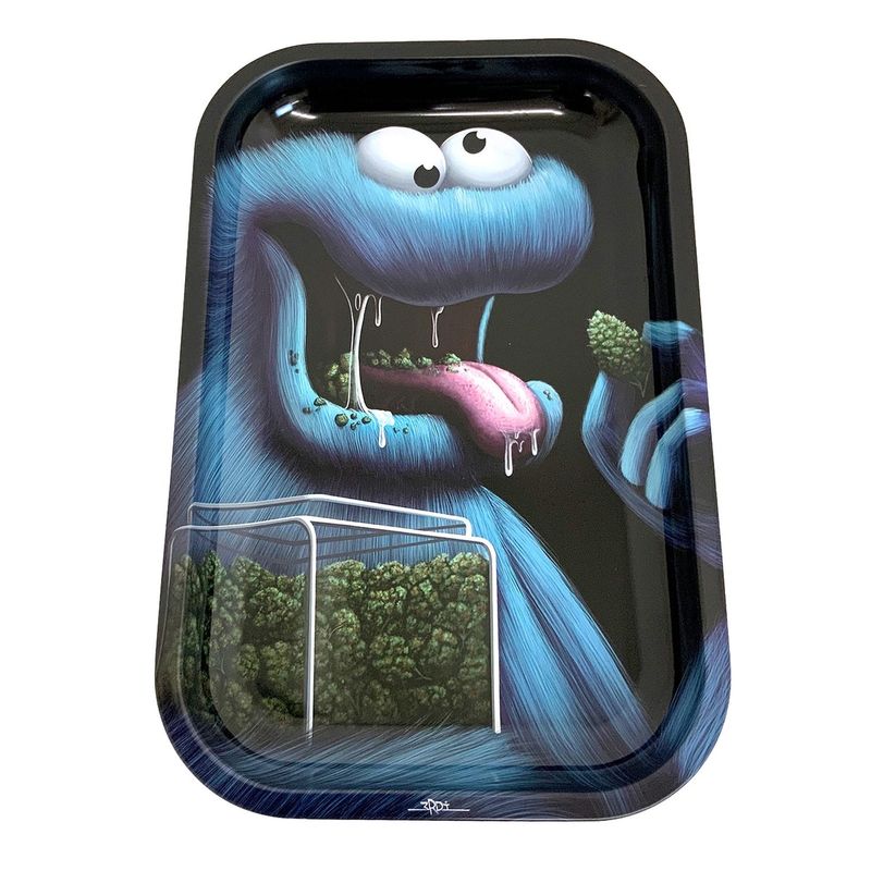 Artist Series 3RDI Art Rolling Tray – Cookie Monsta