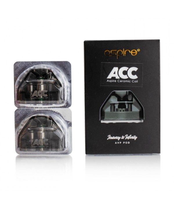 Aspire AVP AIO Pod - 2 Pack, Material: Ceramic, Size: 2mL