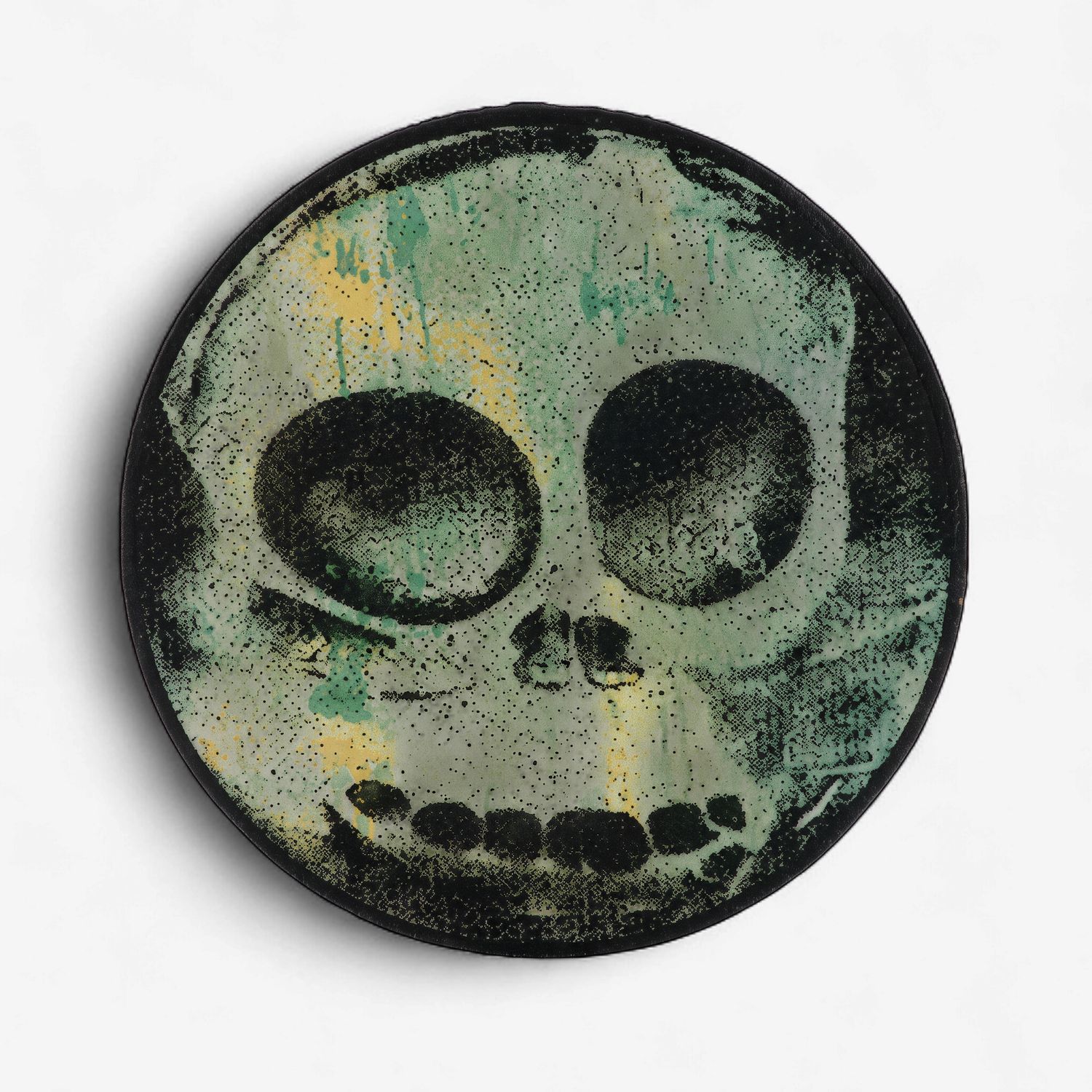 Bob Snodgrass – Marble with Green Fume – 8" Moodmat, Size: 8"
