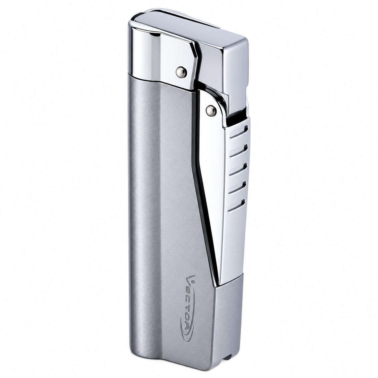 Vector® Prizm Torch Lighter w/ Punch, Color: Chrome Satin
