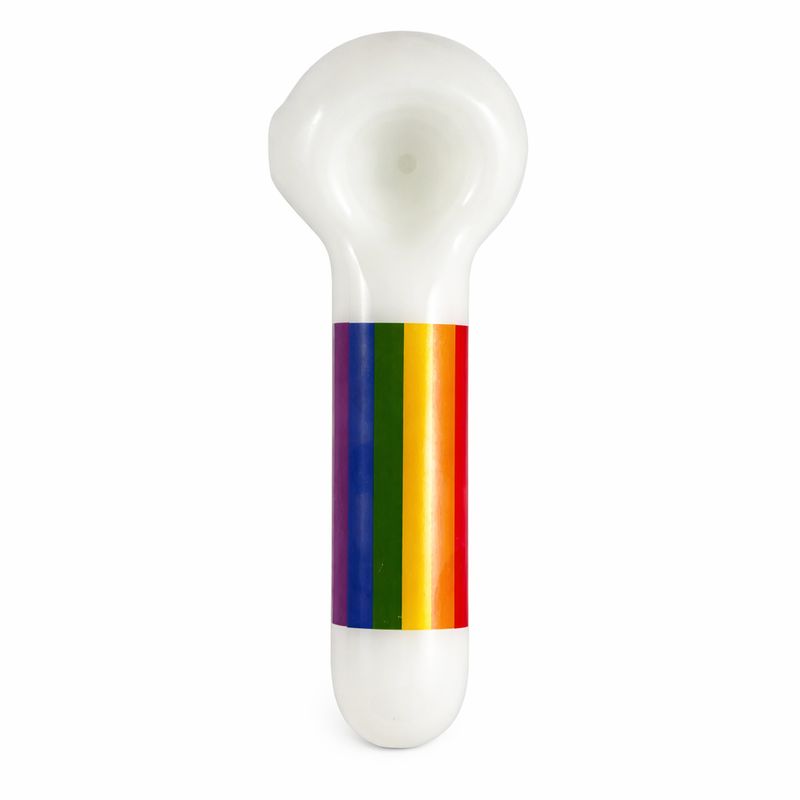 5" Celebrate Diversity Rainbow White Jumbo Pipe
