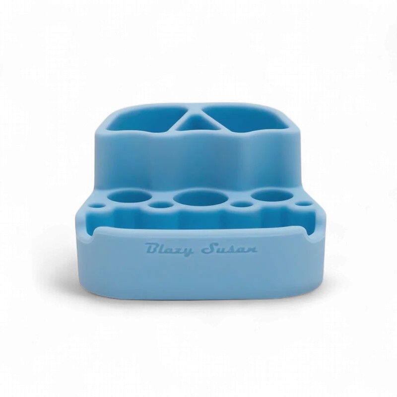 Blazy Susan Silicone Dab Station, Color: Blue