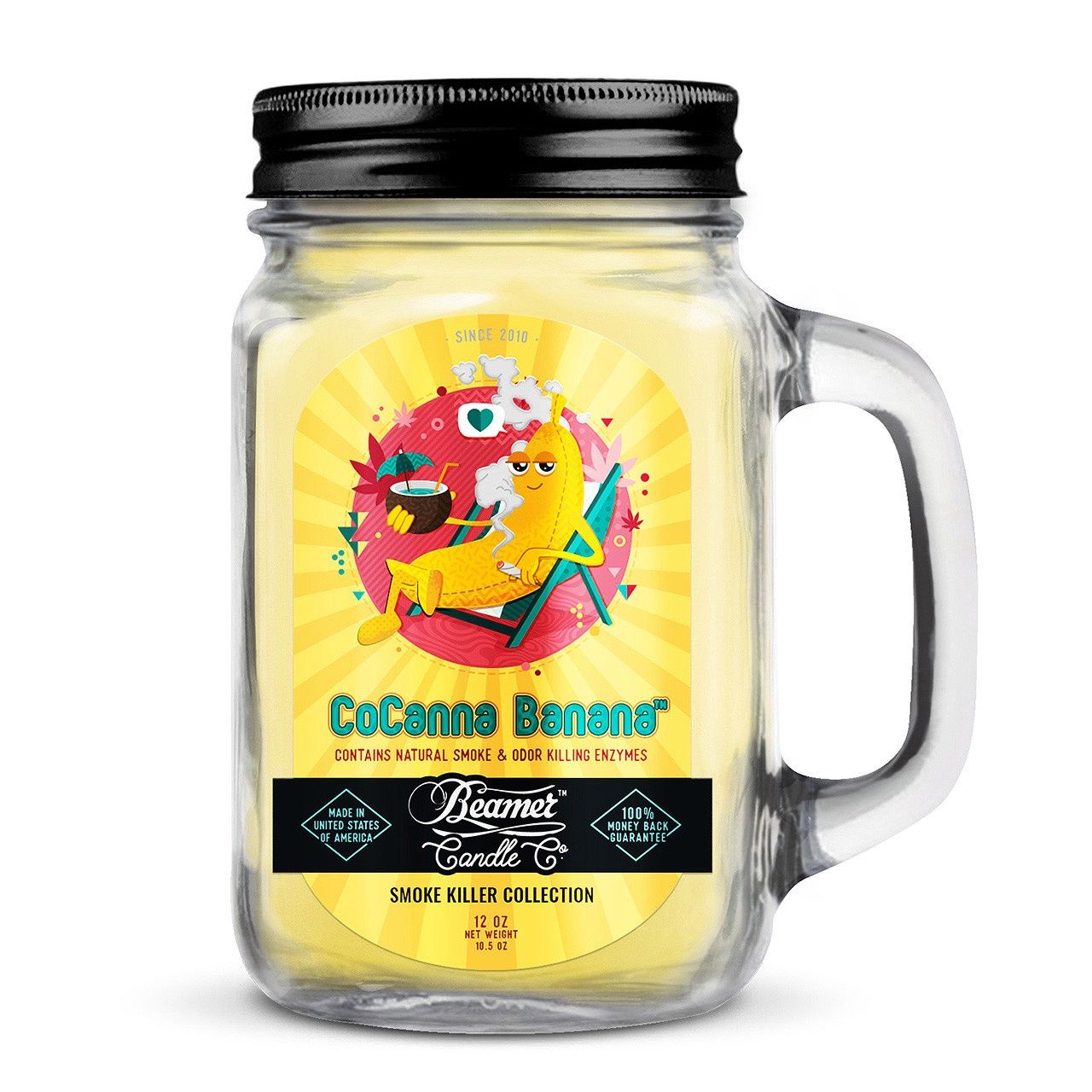 Beamer Candle Smoke Collection - CoCanna Banana, Size: 12oz