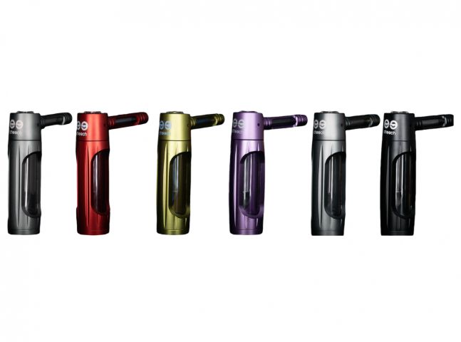 Cheech - Full Metal Wrapped Bubbler w/ Glass Bowl, Color: Red