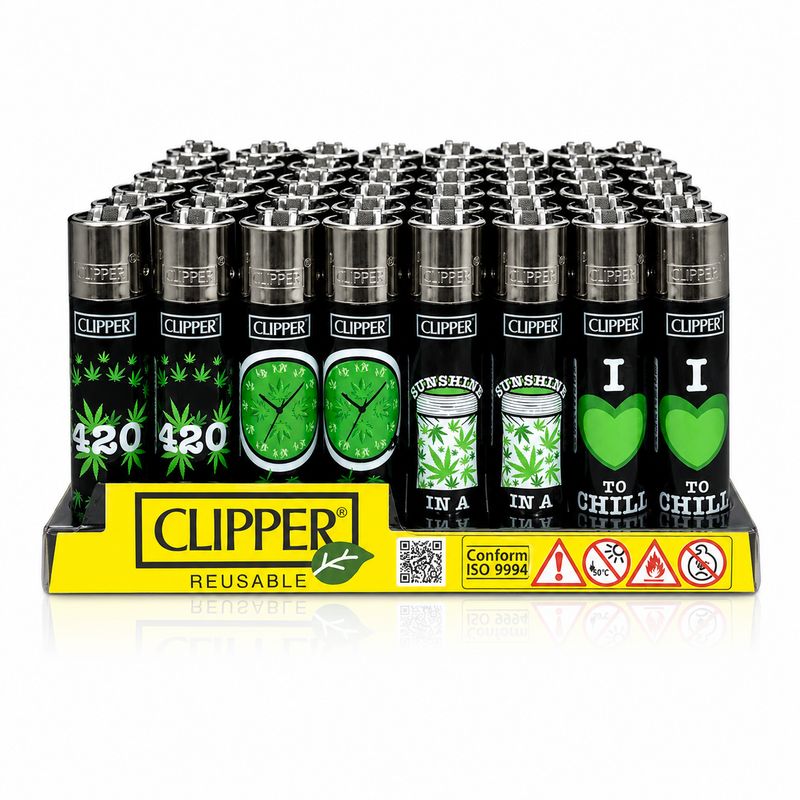 Clipper® Lighter - Green Leaves