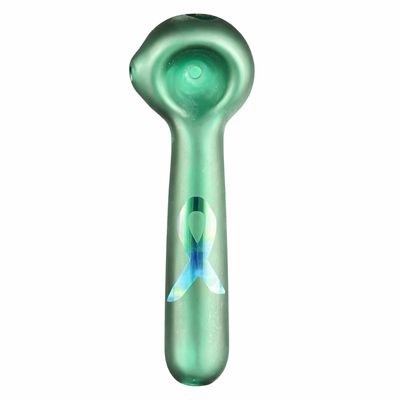 4" Awareness Blue Green Spoon