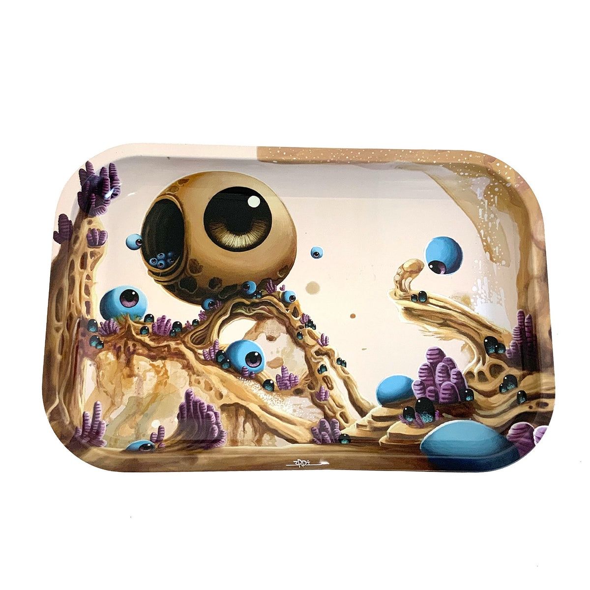 Artist Series 3RDI Art Rolling Tray – Playground, Size: Small (11.5" x 7.5")