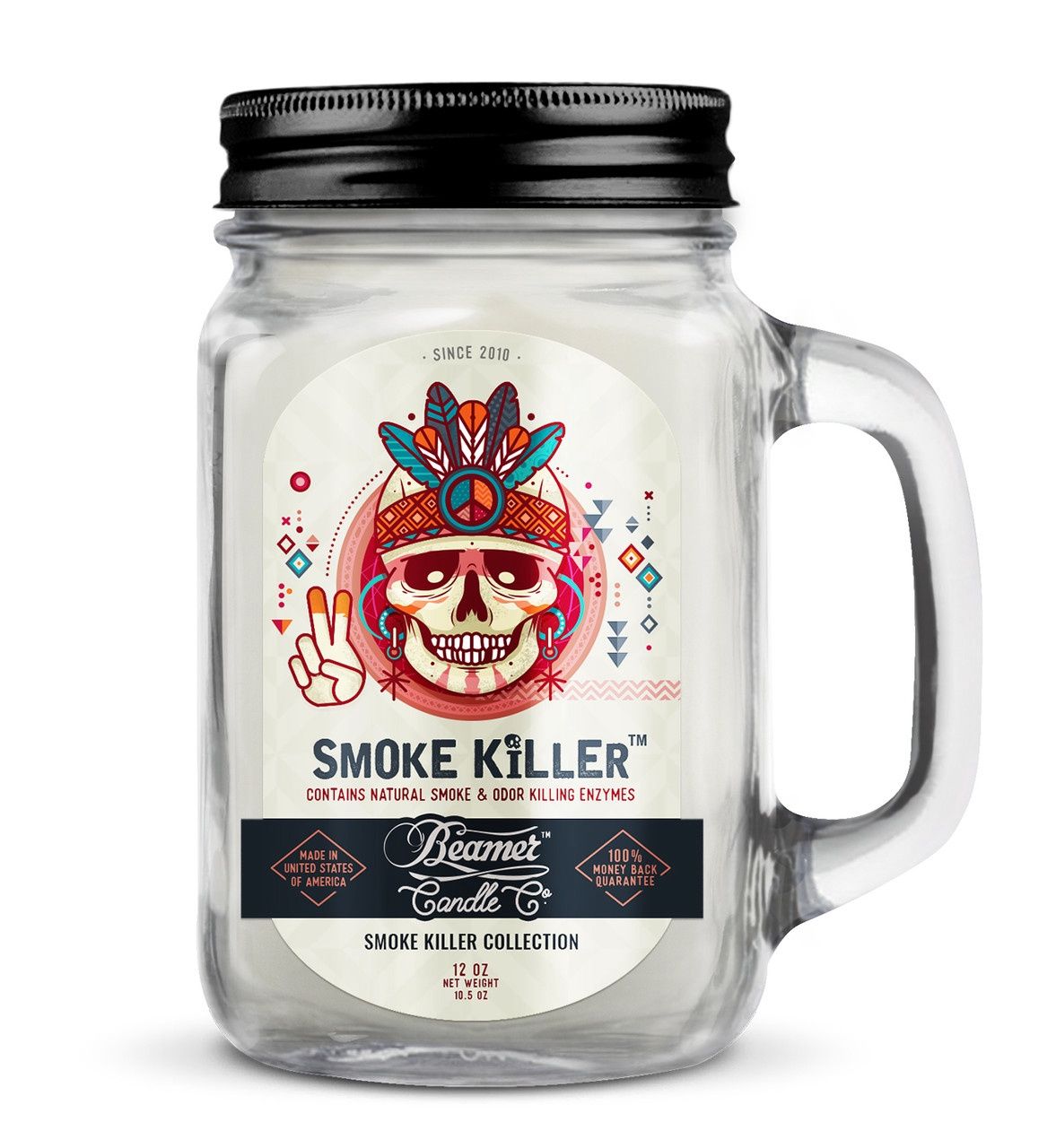 Beamer Candle Smoke Collection - Smoke Killer, Size: 12oz