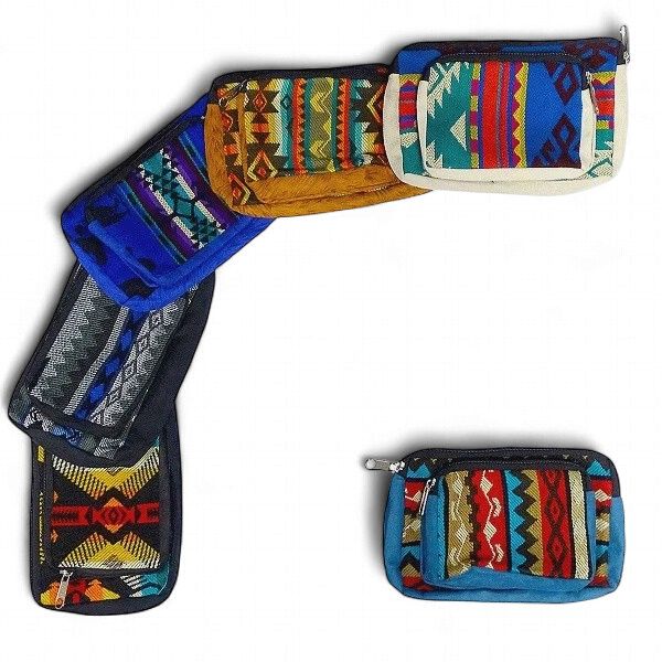 Ecuadorian 2 Zipper Adjustable Fanny Pack